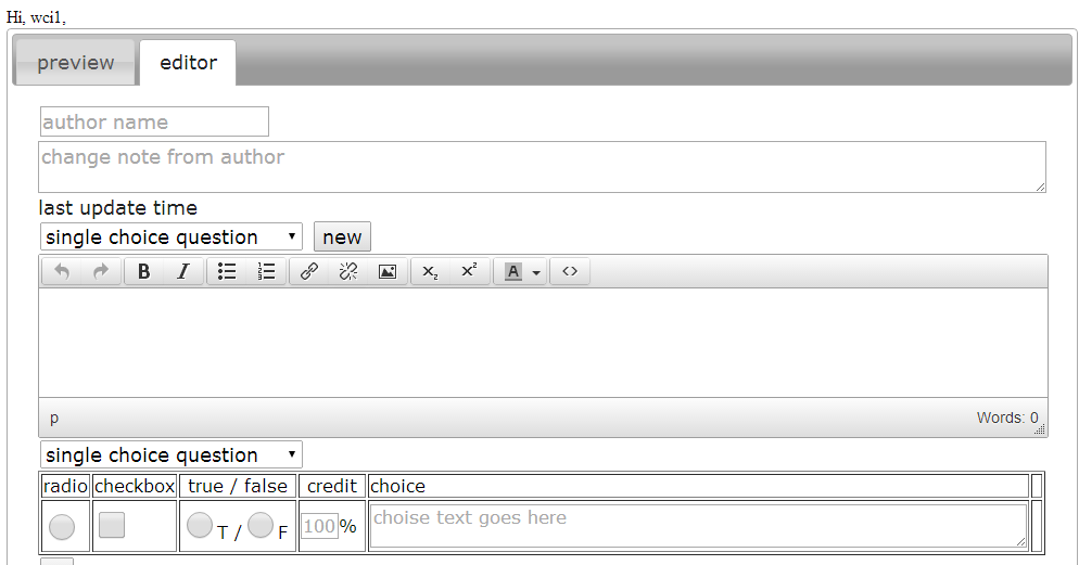 Online storyboard editor